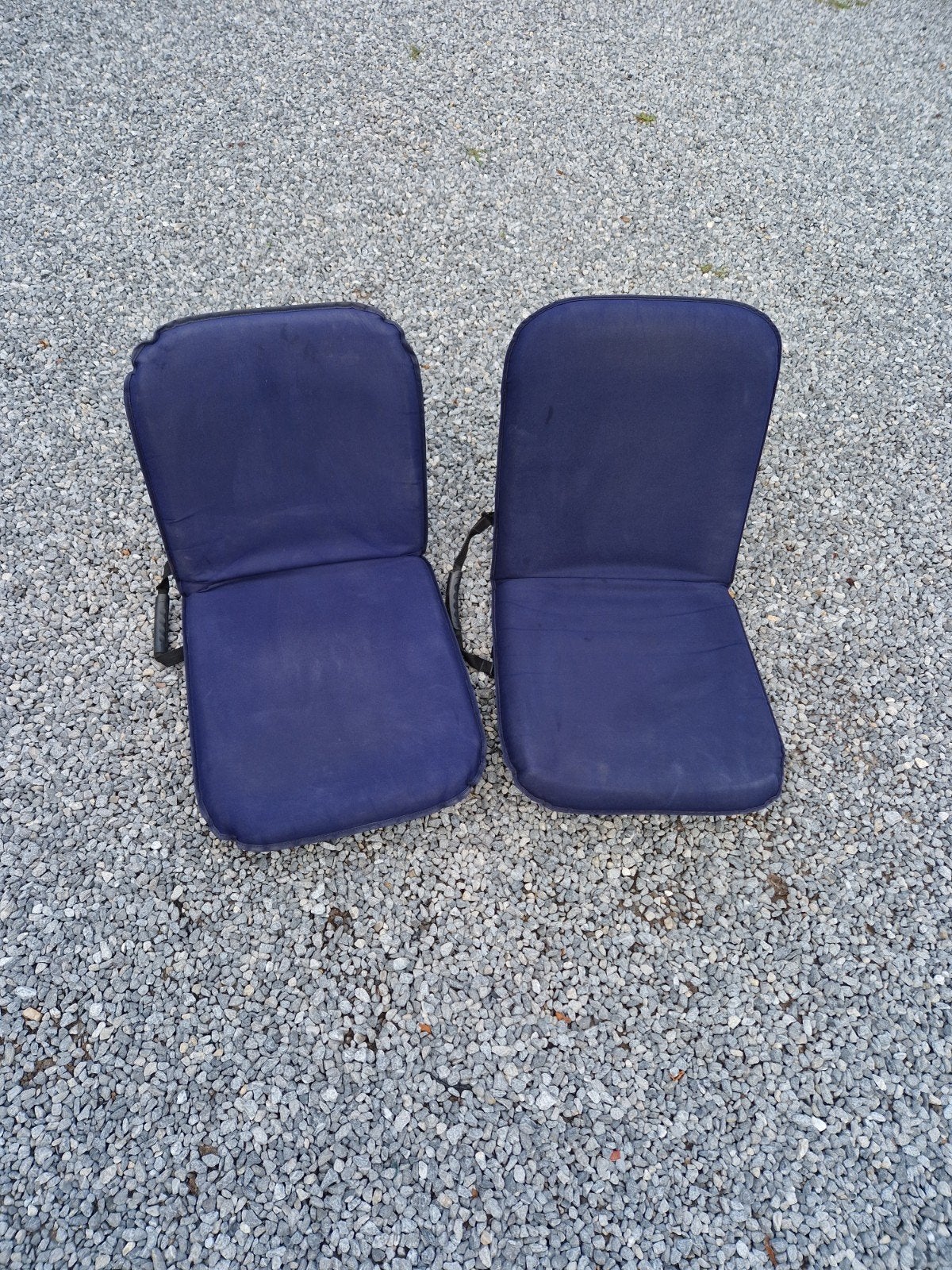 2x Blauwe Stoelen voor Boot/Camper - Gebruikt, Ophalen, Gebruikt, Universele onderdelen