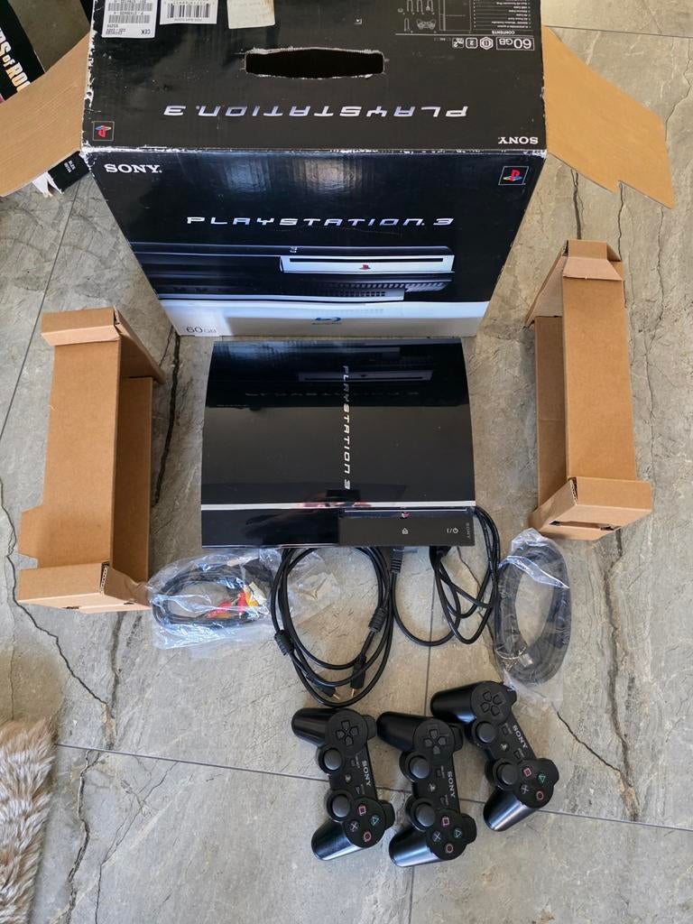 PlayStation 3 60GB Backwards Compatibel met Guitar Hero, Spelcomputers en Games, Spelcomputers | Sony PlayStation 3, Gebruikt