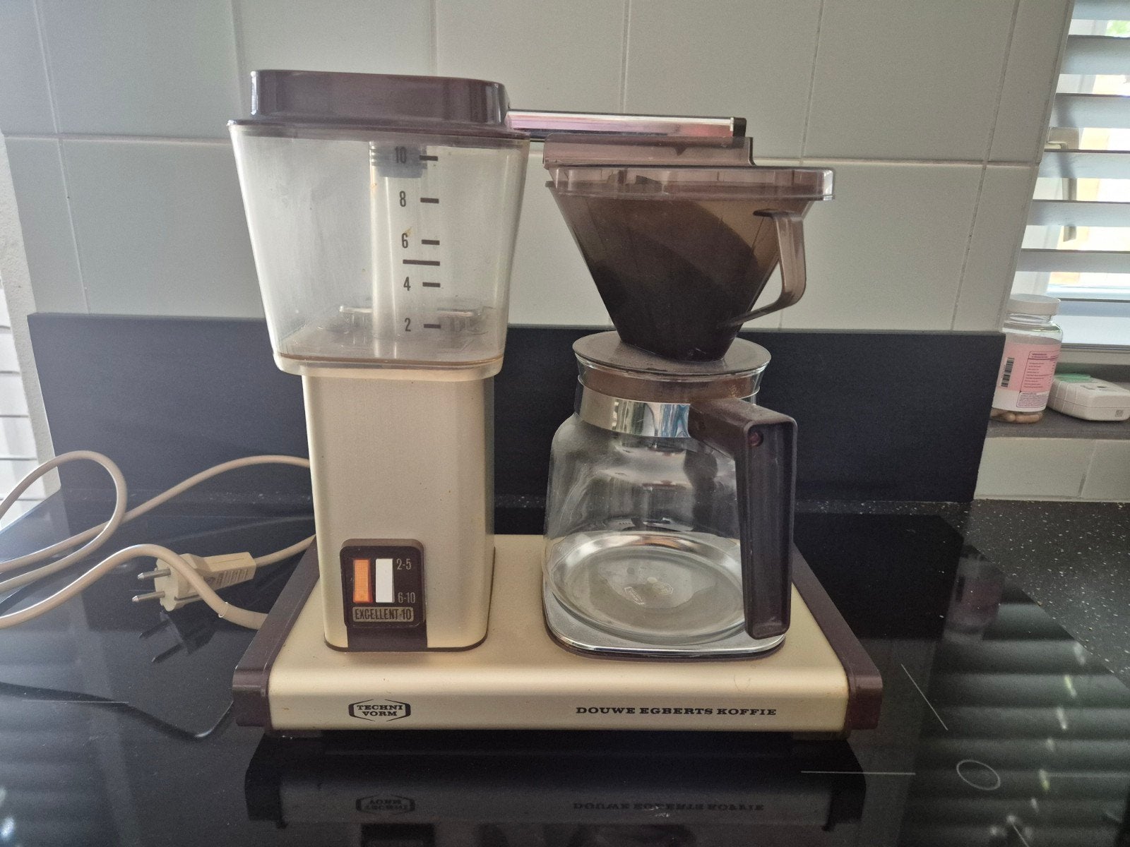Vintage Douwe Egberts Koffiezetapparaat Technivorm Excellent, Witgoed en Apparatuur, Koffiezetapparaten, Ophalen, Gebruikt, 10 kopjes of meer