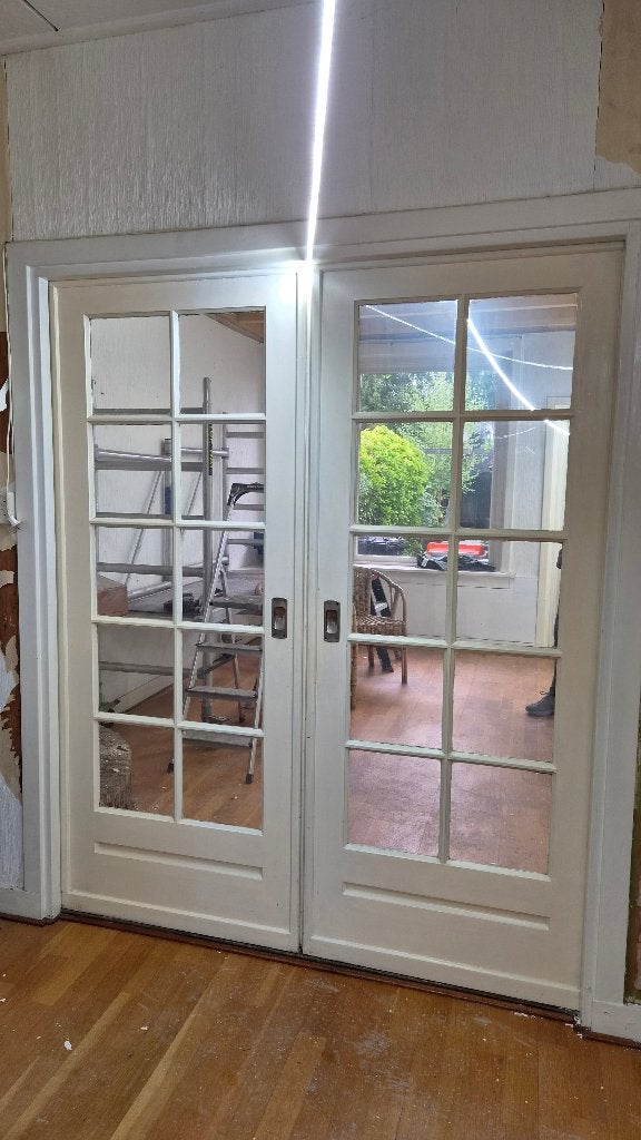 Ensuite deuren jaren 30, Ophalen, Gebruikt, 80 tot 100 cm, Binnendeur