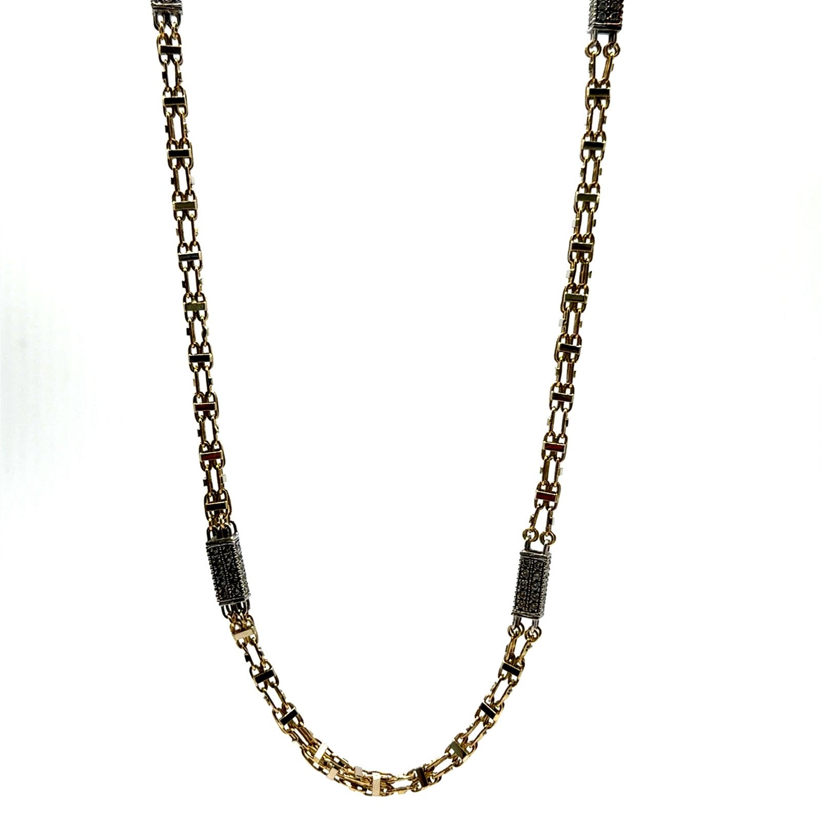 gouden Magnum ketting 14kt, Www.bredajuwelier.nl, Nieuw, Ophalen of Verzenden, Www.bredajuwelier.nl