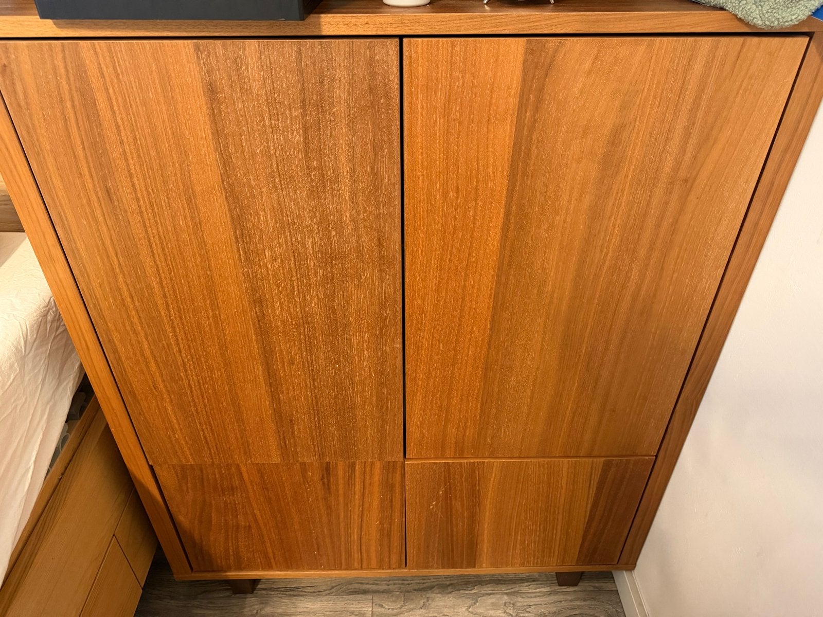 Ikea Stockholm kast met deuren en planken, Huis en Inrichting, Ophalen, 100 tot 150 cm, 50 tot 100 cm, Zo goed als nieuw