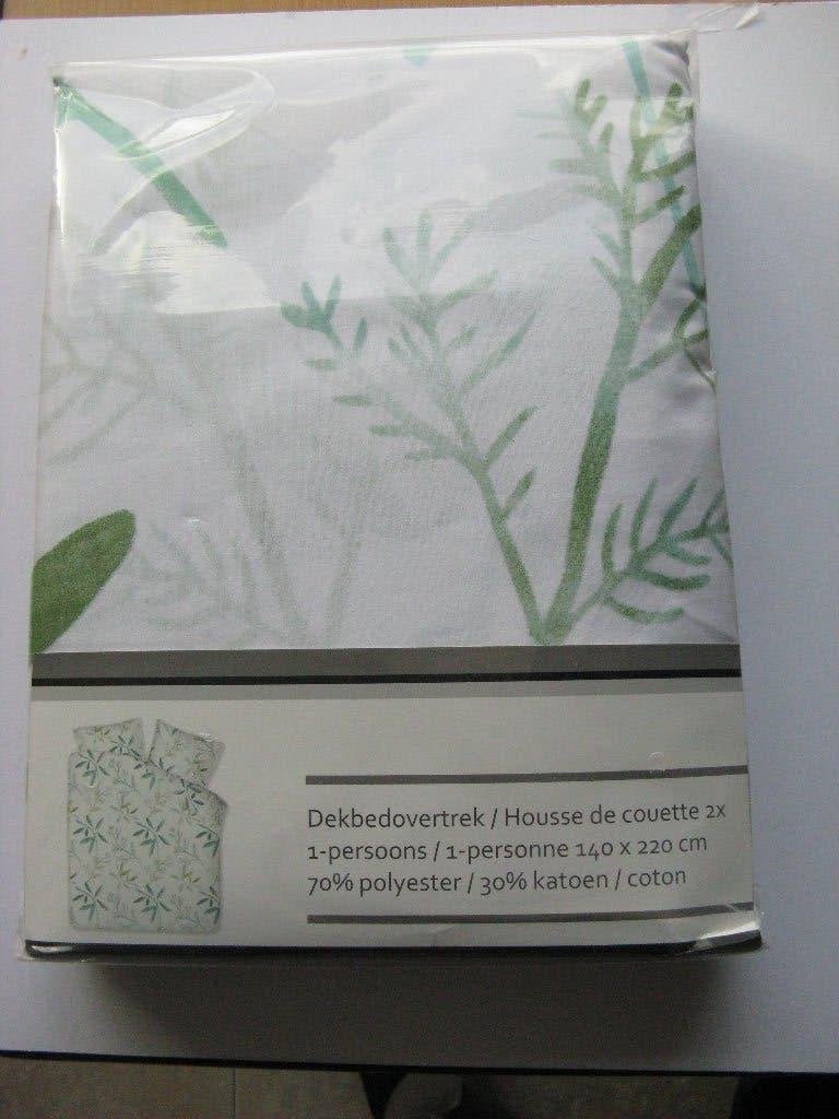 Dekbedovertrek / House de Couette= 2 x 1 persoons 140X220, Anti-allergisch, Dekbedovertrek, Nieuw, Ophalen of Verzenden