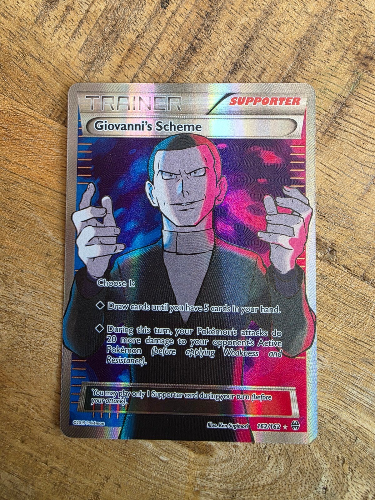 Giovanni's Scheme Pokemon Breaktrough, Ophalen of Verzenden, Nieuw, Losse kaart