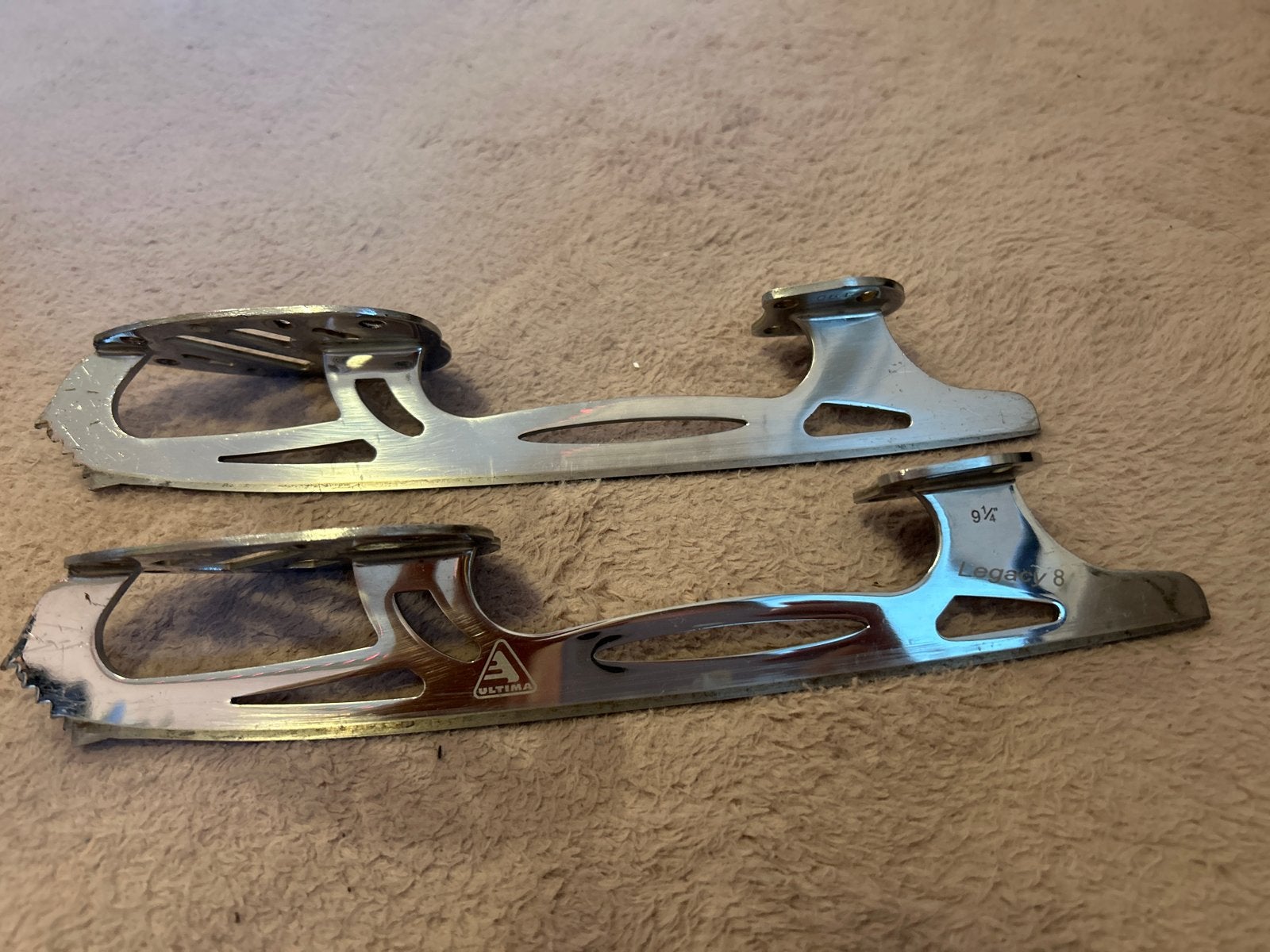 Ultima Legacy 8 Kunstschaatsijzers - Maat 9 1/4, Ophalen, Gebruikt, Kunstschaatsen, Overige merken