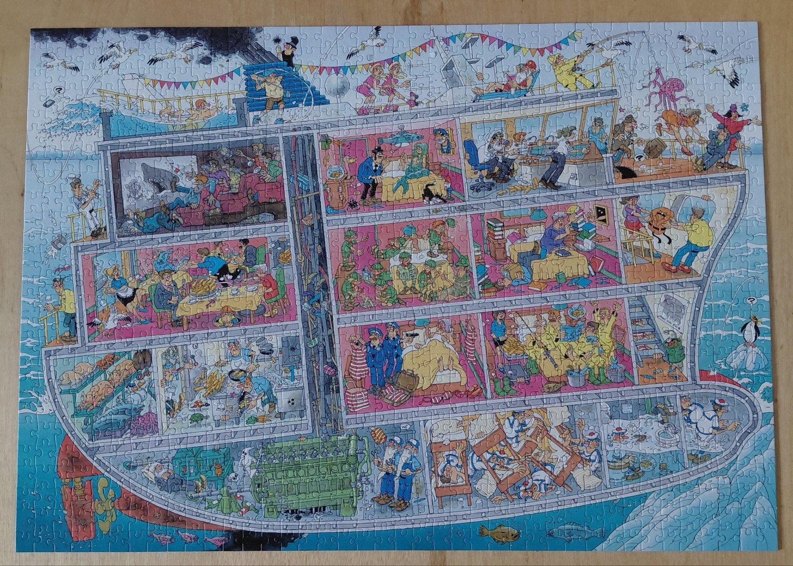 Van haasteren puzzels, Ophalen of Verzenden, 500 t/m 1500 stukjes, Zo goed als nieuw, Legpuzzel