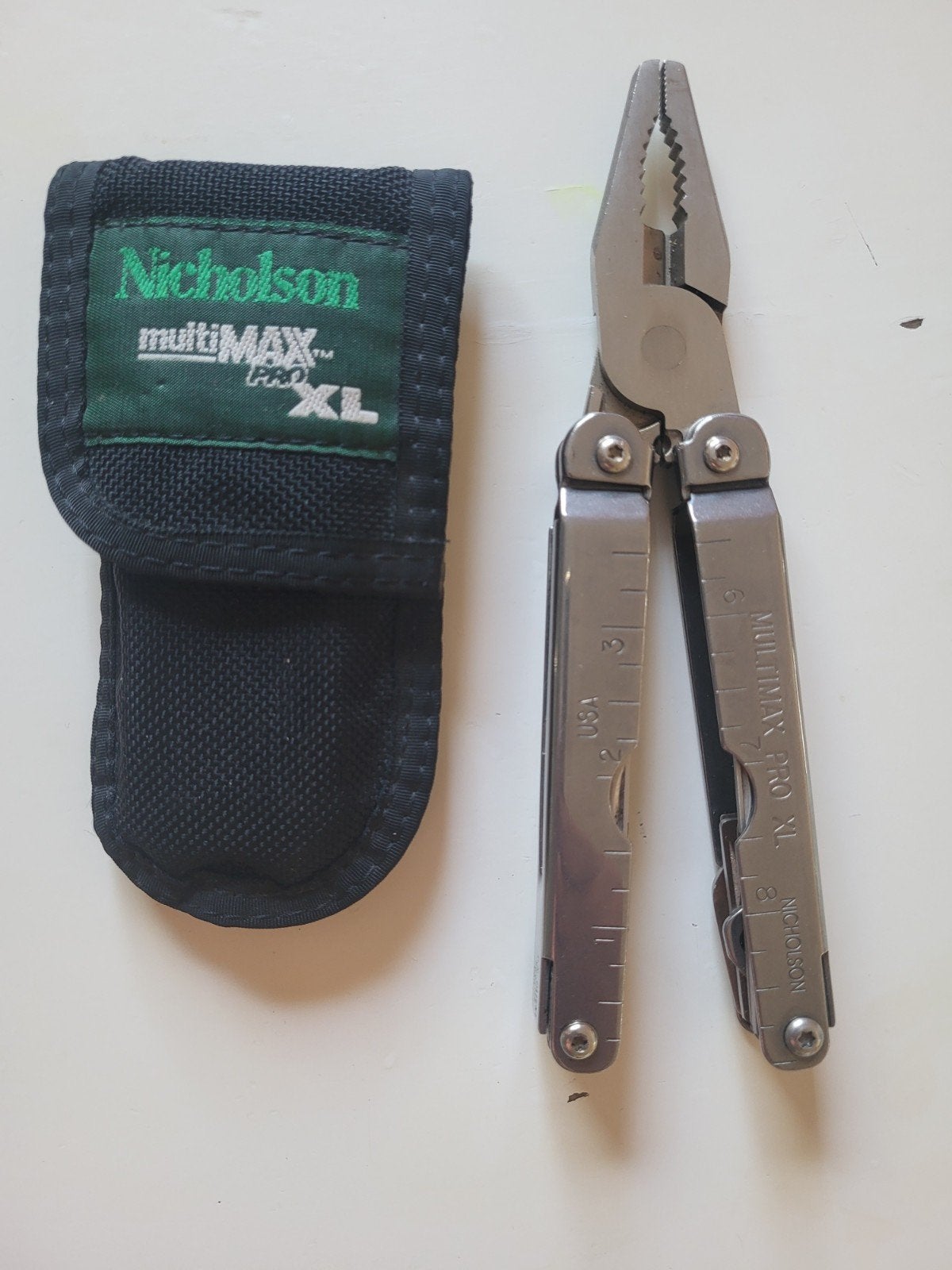 Nicholson MultiMax Pro XL Multitool met etui, Ophalen of Verzenden, Gebruikt