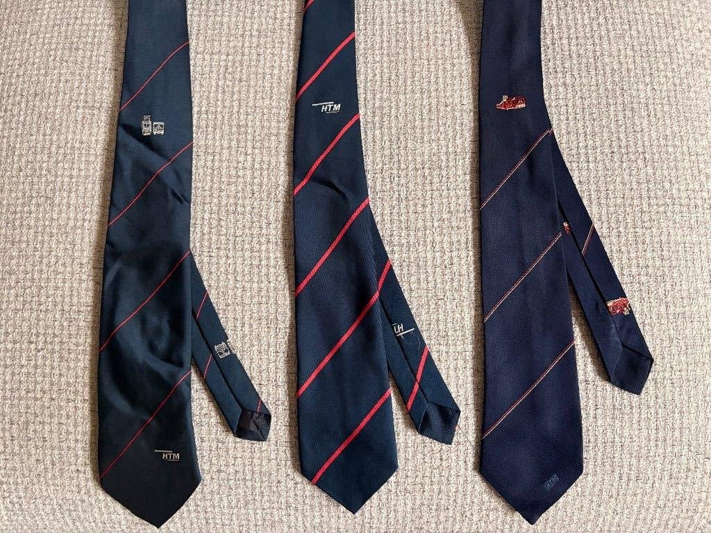Stropdas HTM, Ophalen of Verzenden, Nieuw, Meerkleurig, Met patroon