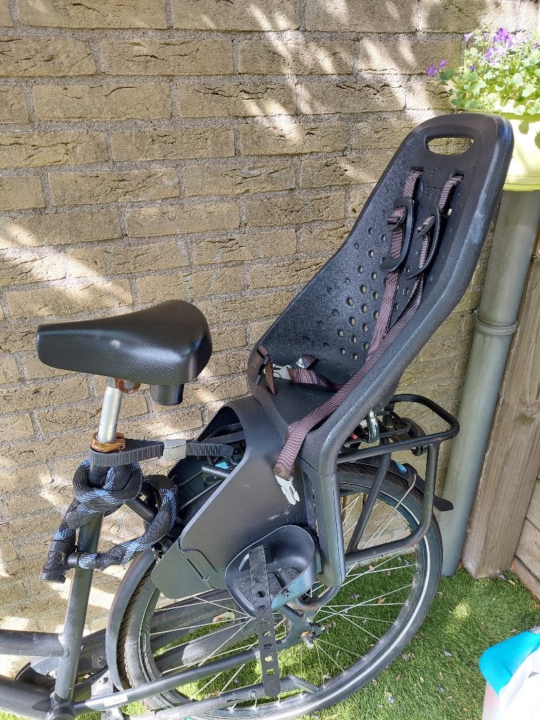 Thule Yepp maxi achterzitje, Fietsen en Brommers, Fietsaccessoires | Fietsstoeltjes, Achterzitje, Thule, Ophalen, 15 t/m 25 kg