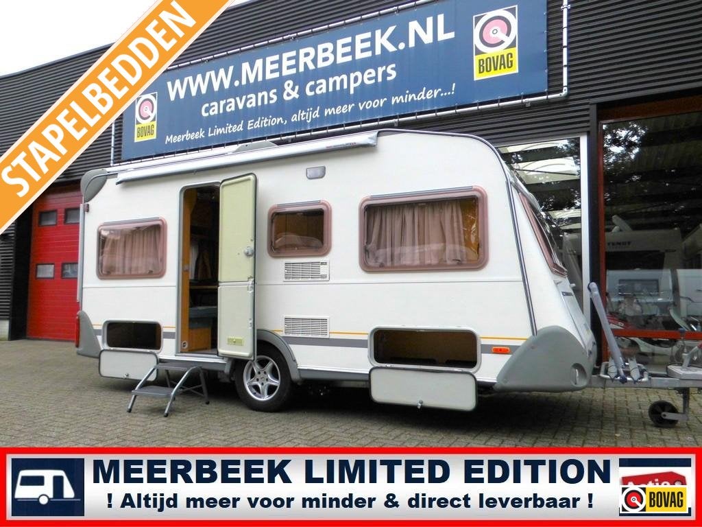 Knaus Sudwind 450 TK STAPELBED+MOVER +VOORTENT + 2 xFIETSREK, Caravans en Kamperen, Rondzit, 750 - 1000 kg, Particulier, Overige typen