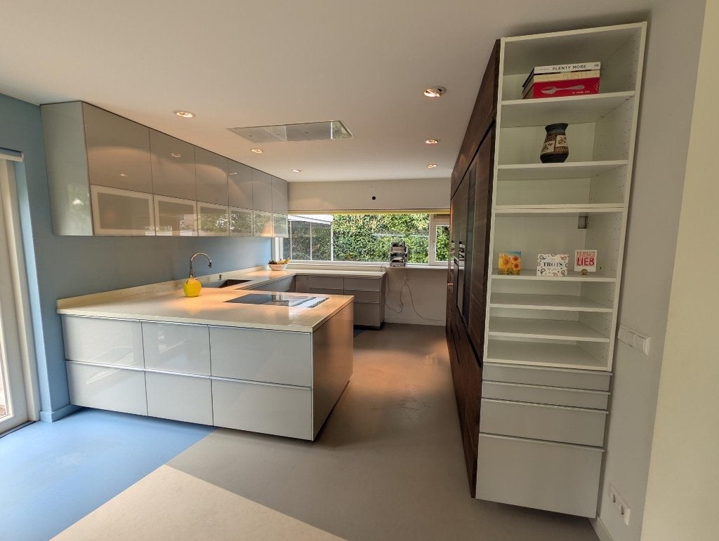 GROTE LUXE AANBOD BIJ TWEEDEHANDSKEUKENSWINKEL +TOESTELLEN ✨, Huis en Inrichting, Ophalen, Greeploos, Wit, Hoekkeuken