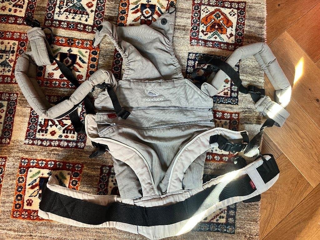 Manduca baby draagzak – grijs – goede gebruikte staat, Gebruikt, Buik of Rug, Draagzak, Ophalen