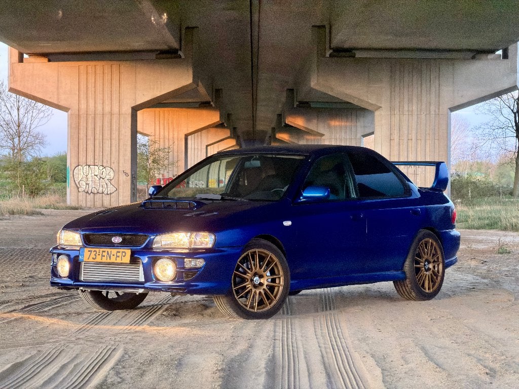 Subaru Impreza 2.0 GT Turbo - EJ207 - JDM 6 bak - 365PK, Auto's, Stof, 4 cilinders, Blauw, 1200 kg