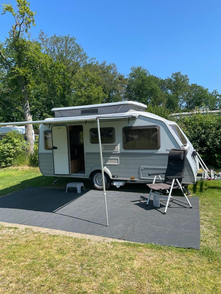 Kip Vision 41T - Compacte en complete caravan, Luifel, Kip, Dwarsbed, Treinzit