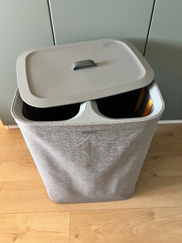 Joseph Joseph Tota 90L wasmand dubbele compartiment, Ophalen, Zo goed als nieuw, Grijs