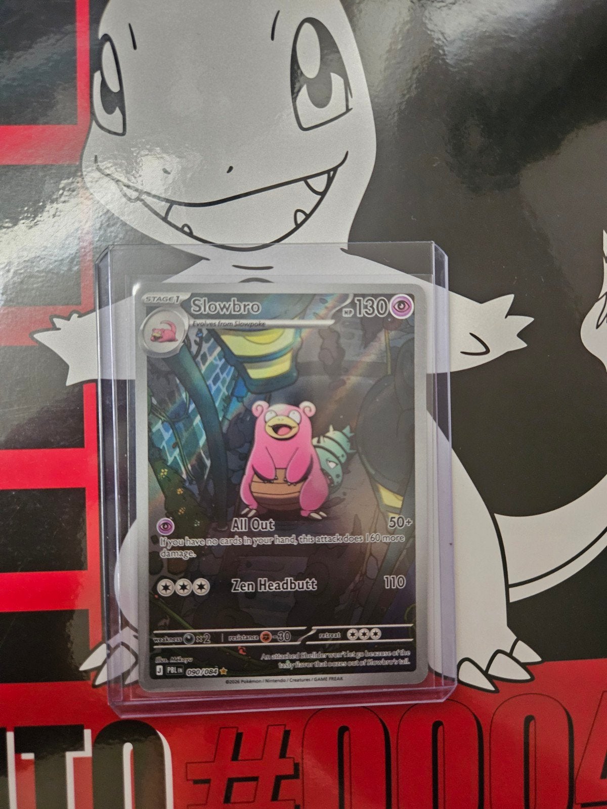 Slowbro 090/084 Pokemon kaart, Ophalen of Verzenden, Nieuw, Losse kaart, Foil