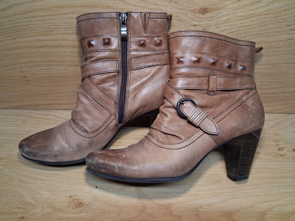 enkellaarsjes bruin 38 Venturini Eleganza, Bruin, Verzenden, Lage of Enkellaarzen, Zo goed als nieuw