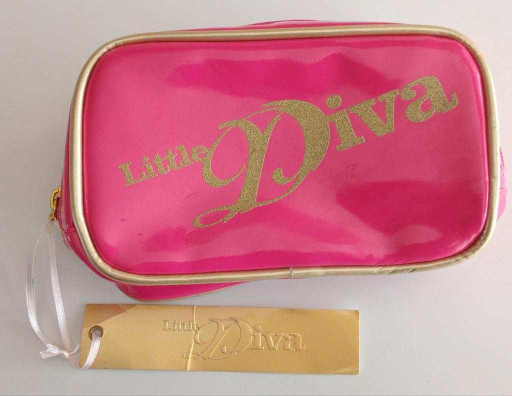 Little Diva make-up tasje etui roze goud, Sieraden, Tassen en Uiterlijk, Toilettassen, Ophalen of Verzenden, Nieuw, Roze, Meisje