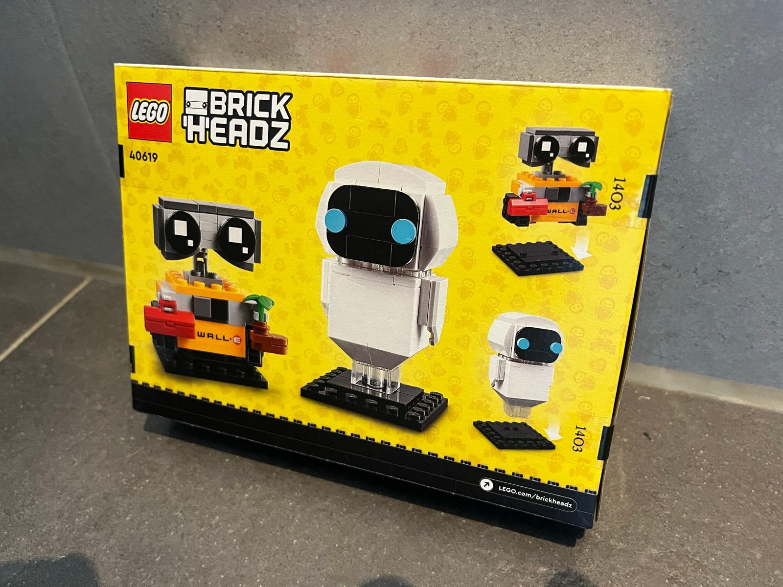 LEGO BrickHeadz WALL-E & EVE 40619 - Nieuw in doos, Ophalen of Verzenden, Nieuw
