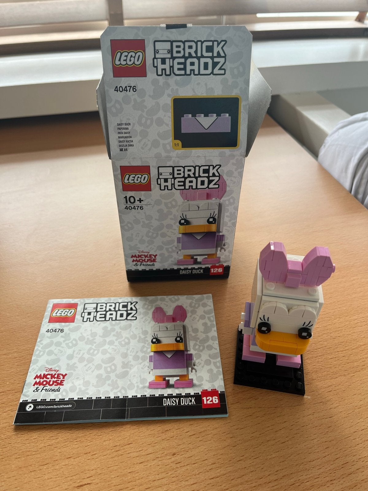 Lego BrickHeadz 40476 Daisy Duck - 100% compleet met doos, Overige thema's, Lego, Ophalen of Verzenden, Zo goed als nieuw
