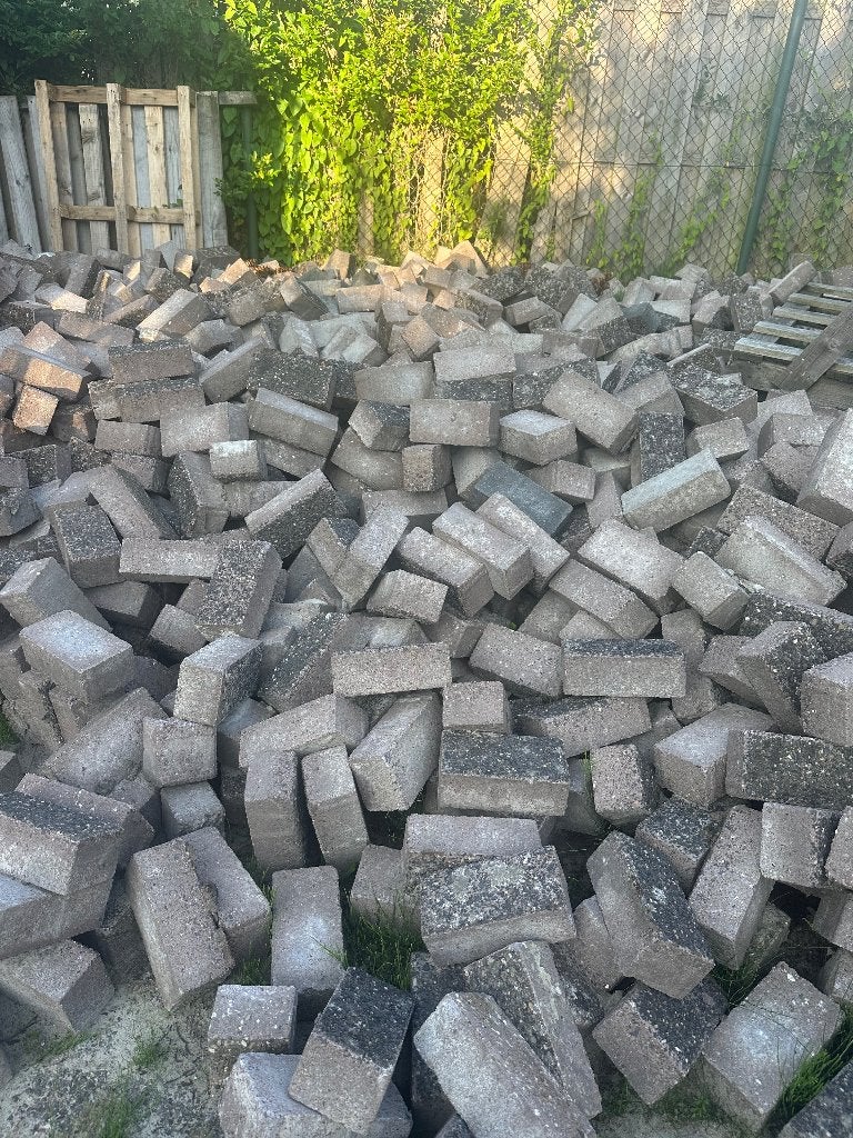 Beton klinkers, Ophalen, Gebruikt, Klinkers, 10 m² of meer