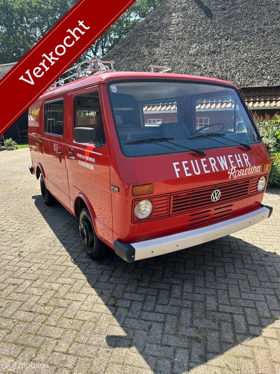 Volkswagen LT 35 1981 Brandweer Camperbasis 27340 kilometer, Auto's, Achterwielaandrijving, Overige carrosserieën, 1984 cc, Volkswagen