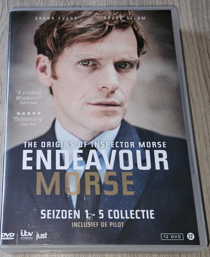 Endeavour Morse -Seizoen 1-5 * 12DVD Box - Incl.Pilot, Cd's en Dvd's, Dvd's | Tv en Series, Boxset, Drama, Ophalen of Verzenden