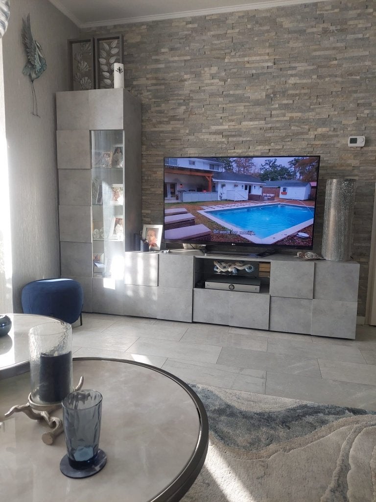 Woonkamer meubels kasten eethoek met stoelen, Huis en Inrichting, Ophalen, Zo goed als nieuw, Vier, Hout