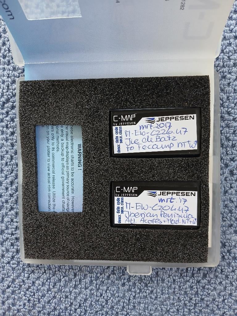 C-map nt kaartjes, Ophalen of Verzenden, Zo goed als nieuw, Kaartplotter of Fish Finder