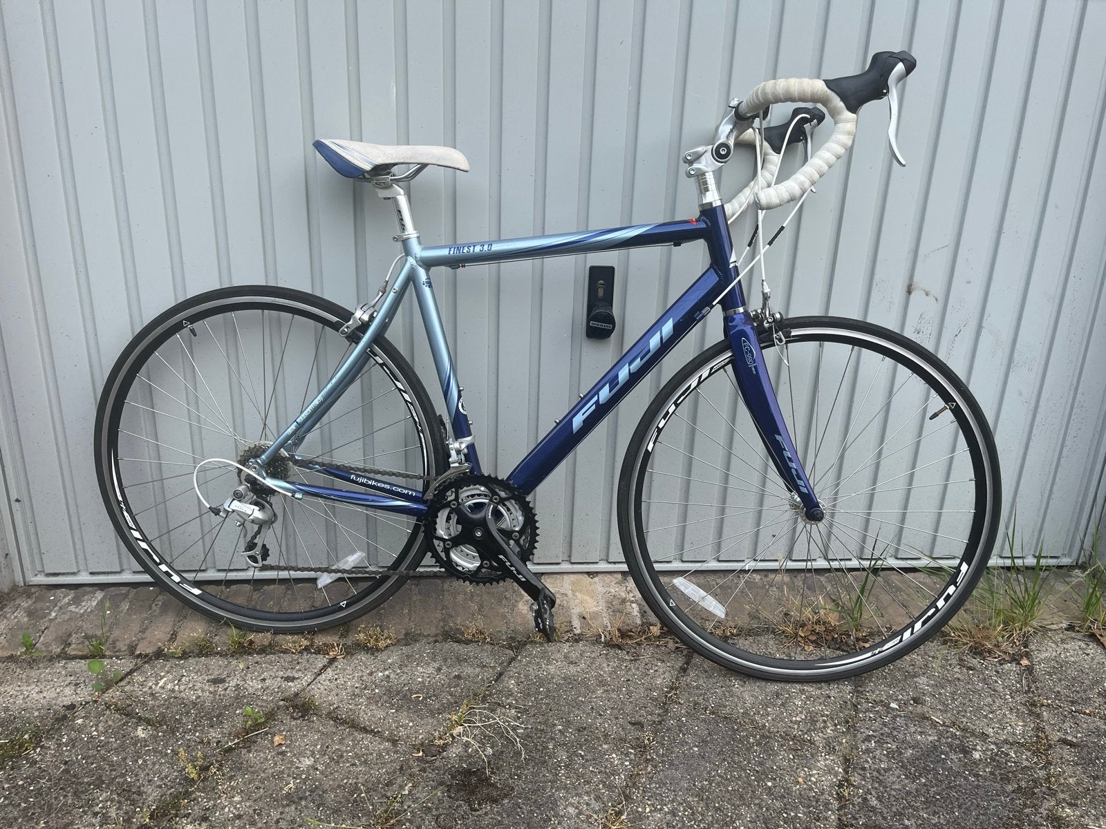 Fuji racefiets, blauw, Shimano Sora, 28 inch, 28 inch, Gebruikt, Aluminium, Meer dan 20 versnellingen