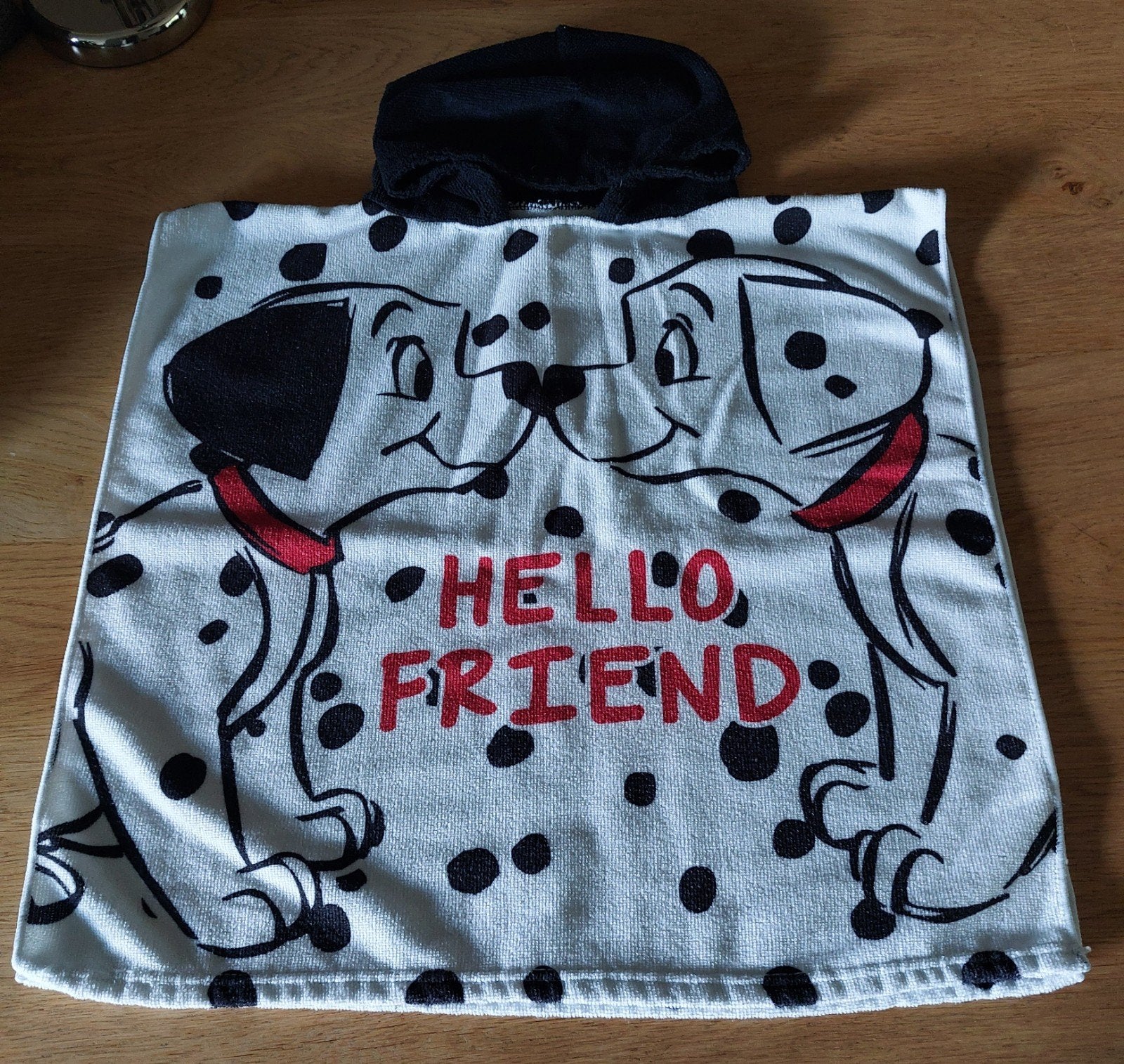 Disney 101 Dalmatiërs Poncho, 60x120cm, Ophalen, Jongen of Meisje, Overige maten, Zo goed als nieuw