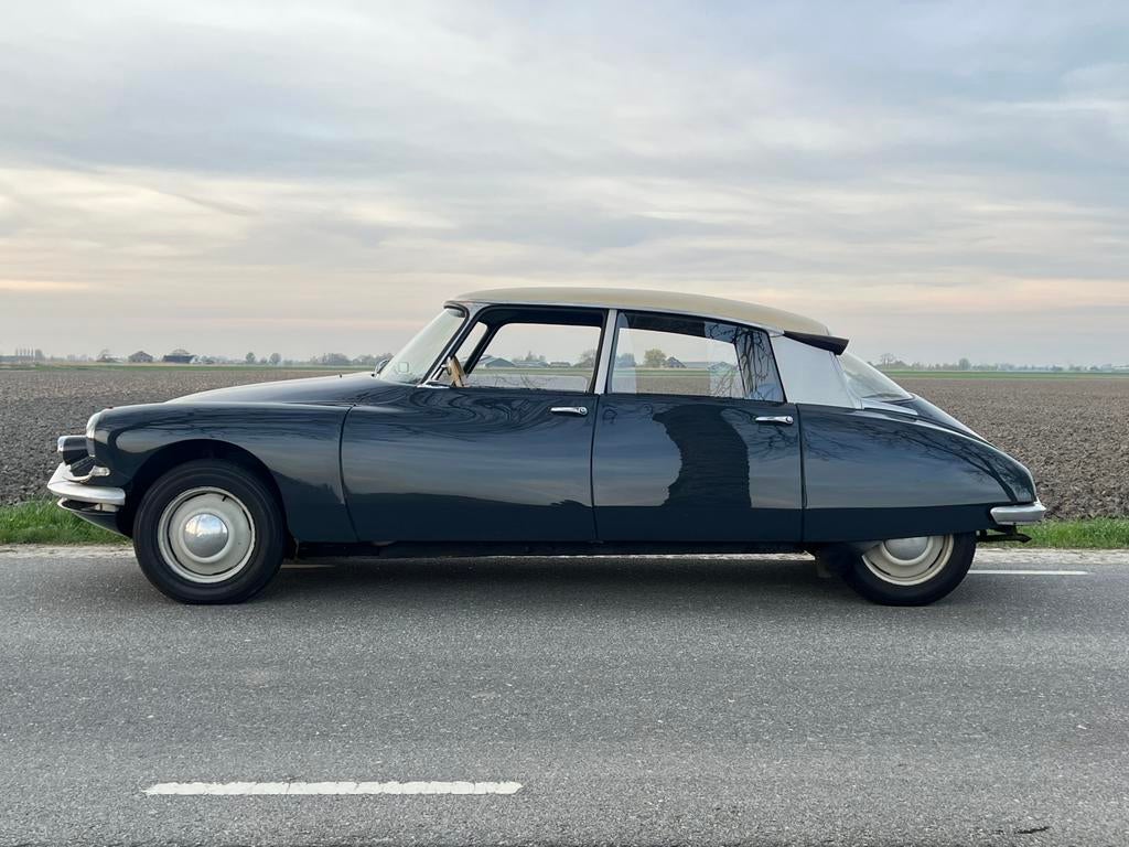 Citroën ID19 1962 1e neus ongerestaureerd, Auto's, Oldtimers, Voorwielaandrijving, Stof, Citroën, Handgeschakeld