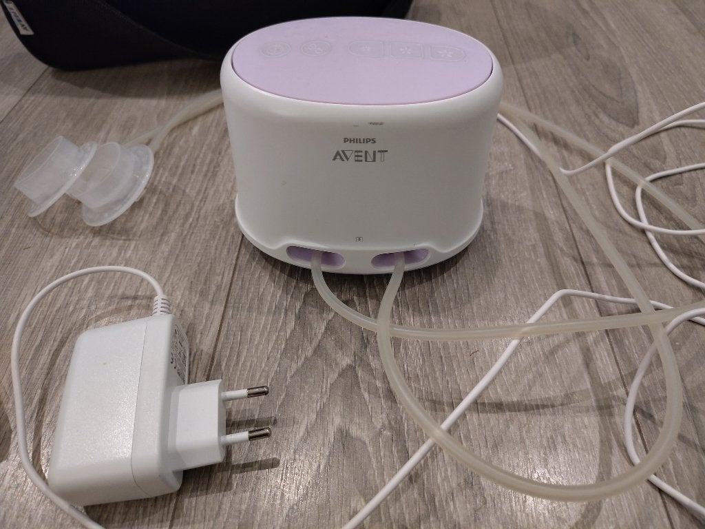 Avent elektrische borstkolfset + handborstkolf, Ophalen, Gebruikt, Borstkolf, Philips Avent