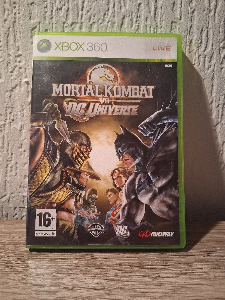 Xbox 360 Mortal Kombat vs DC Universe, Vechten, 2 spelers, Ophalen of Verzenden, Zo goed als nieuw