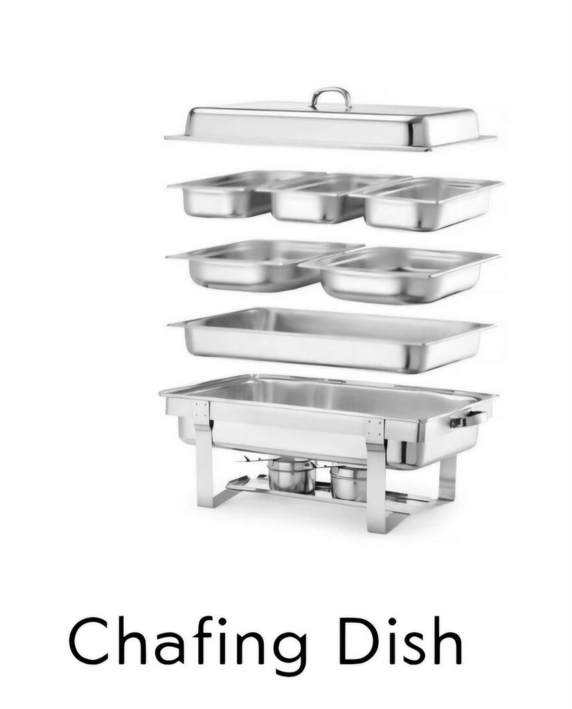 CHAFING DISH TE HUUR VANAF € 10,=, Ophalen of Verzenden