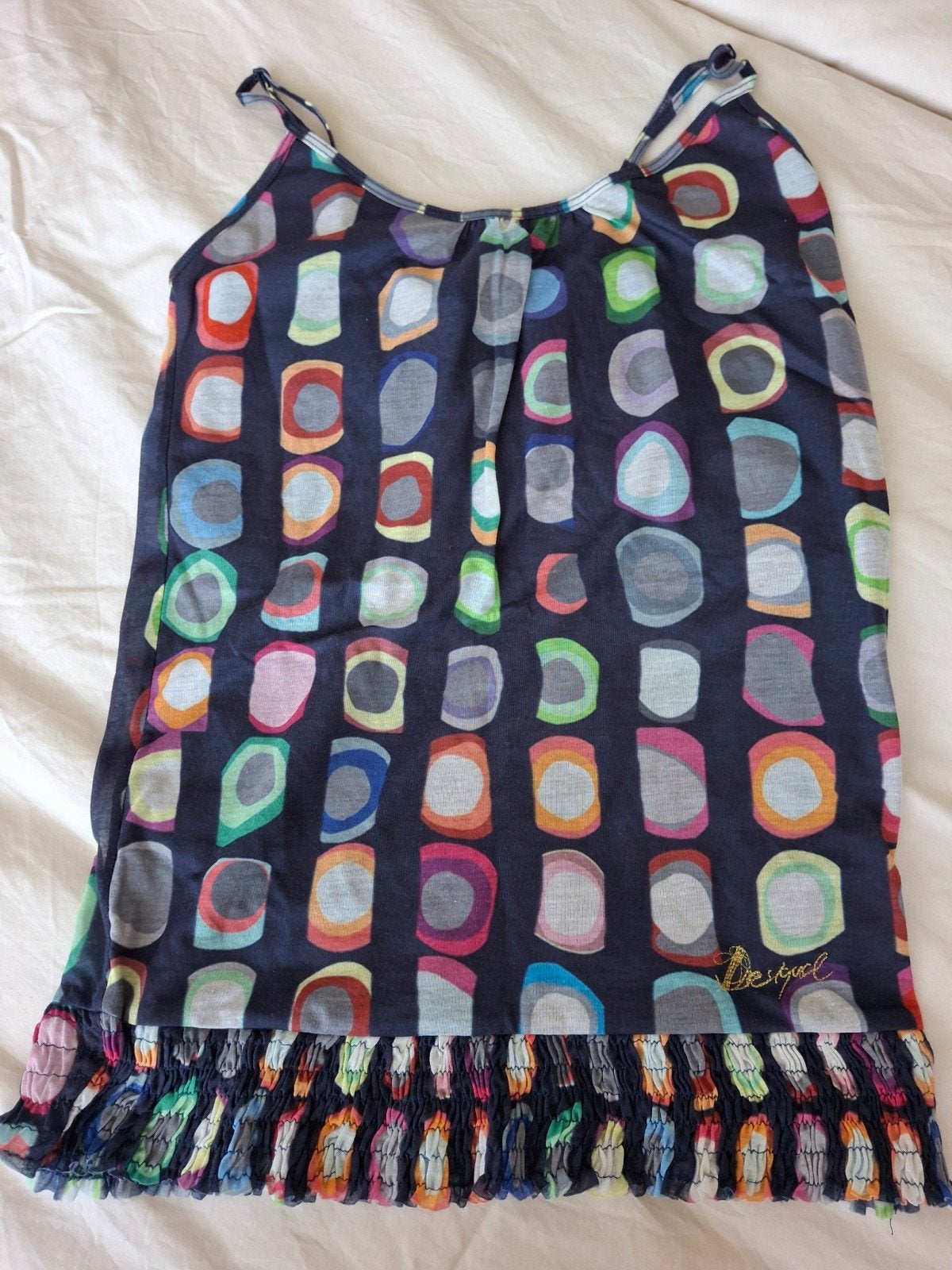 Desigual top maat M, nieuw, uit de 2000s., Kleding | Dames, Tops, Maat 38/40 (M), Blauw, Nieuw, Ophalen of Verzenden
