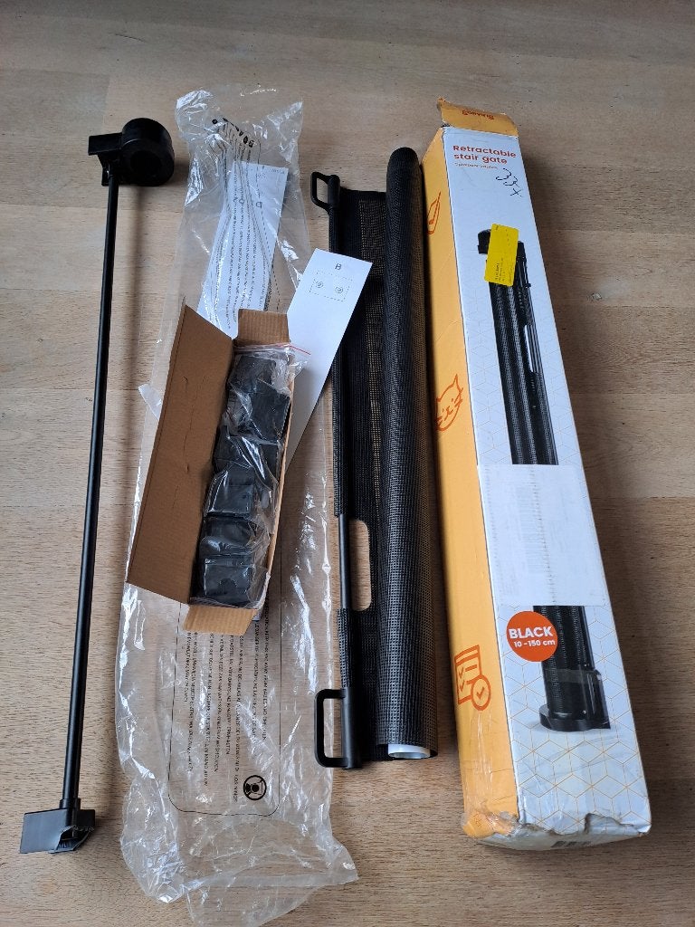 Traphekje voor onderdelen., Oprolhekje, Ophalen of Verzenden, Zo goed als nieuw, 115 cm of meer