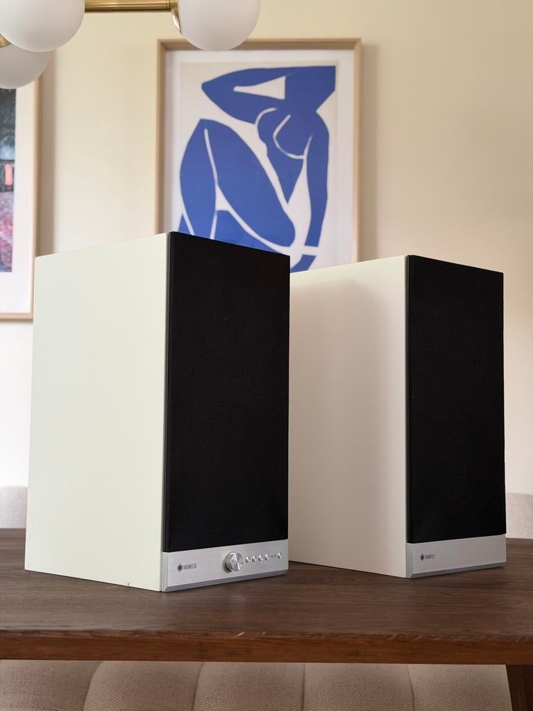 Teufel Raumfeld Stereo M actieve streaming speakers, Overige merken, Ophalen of Verzenden, Zo goed als nieuw, 120 watt of meer