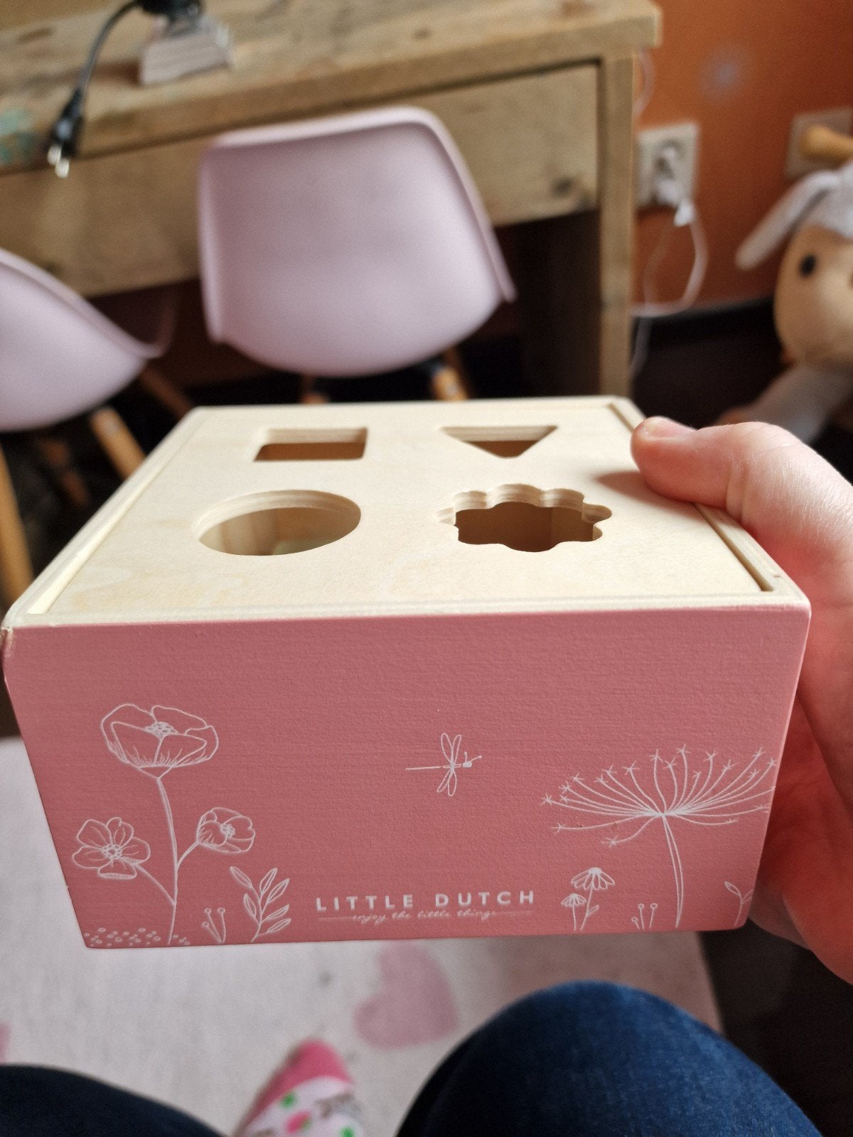 Little Dutch blokkendoos roze, Kinderen en Baby's, Ophalen of Verzenden, Gebruikt, Overige typen