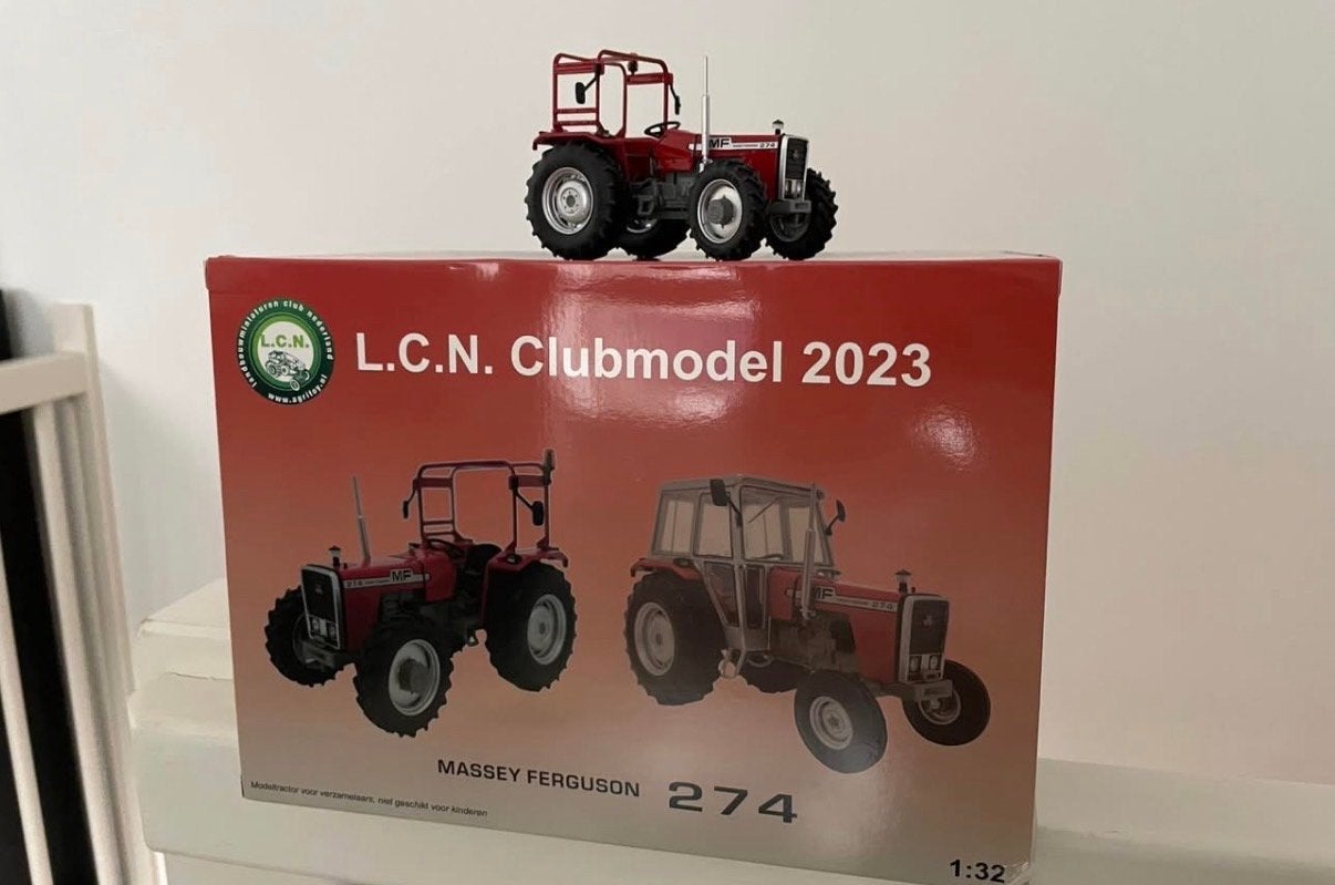 Massey Ferguson en Landini - 1/32 LCN Clubmodel, Ophalen of Verzenden, Nieuw, Tractor of Landbouw, Overige merken