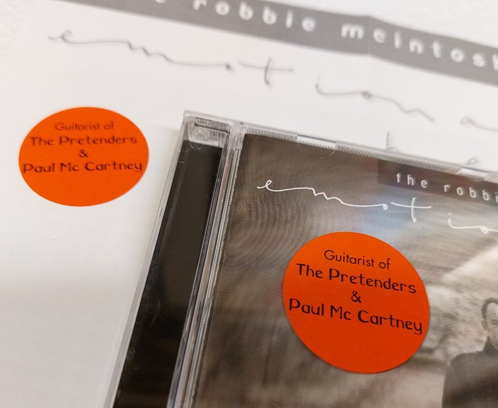 Robbie McIntosh CD + PROMO SHEET Paul McCartney Pretenders, Eerste persing, Nieuw in verpakking, Album, Verzenden