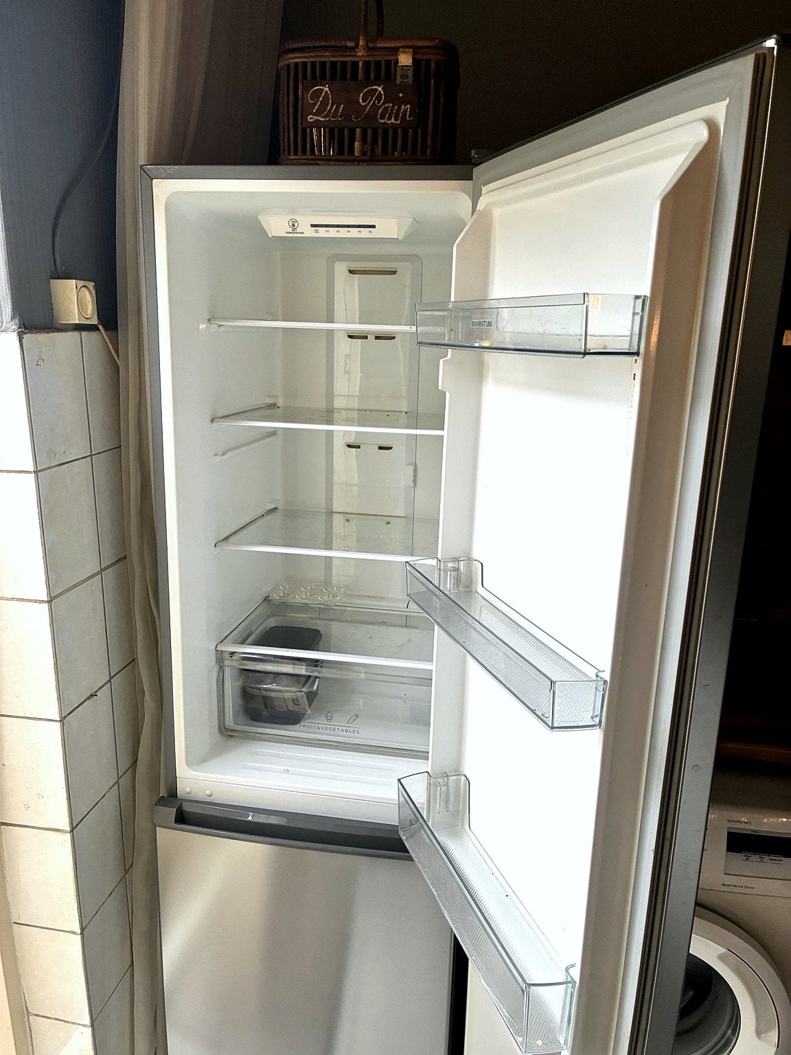 Foto 7 van Inventum Koel-vriescombinatie - Zilver, 150cm, Energie D