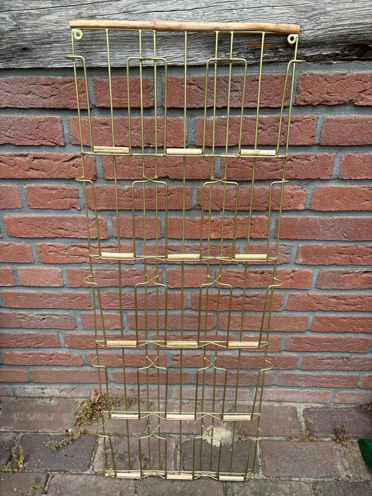 Gouden Kaartenrek - Zo Goed als Nieuw, Ophalen, Zo goed als nieuw, Industrieel, Goud