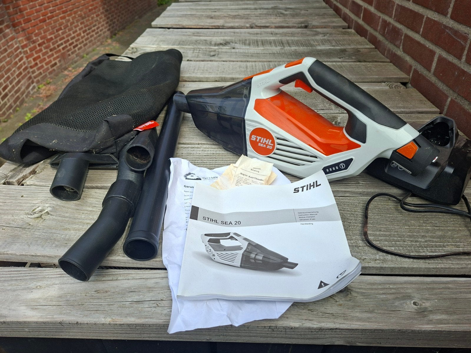 Stihl SEA 20 Accu Handstofzuiger - Zo goed als nieuw, Ophalen of Verzenden