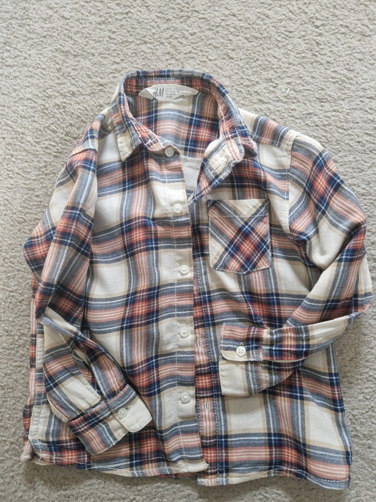 stoer ruit blousje, Ophalen of Verzenden, Gebruikt, Jongen, Overhemd of Blouse
