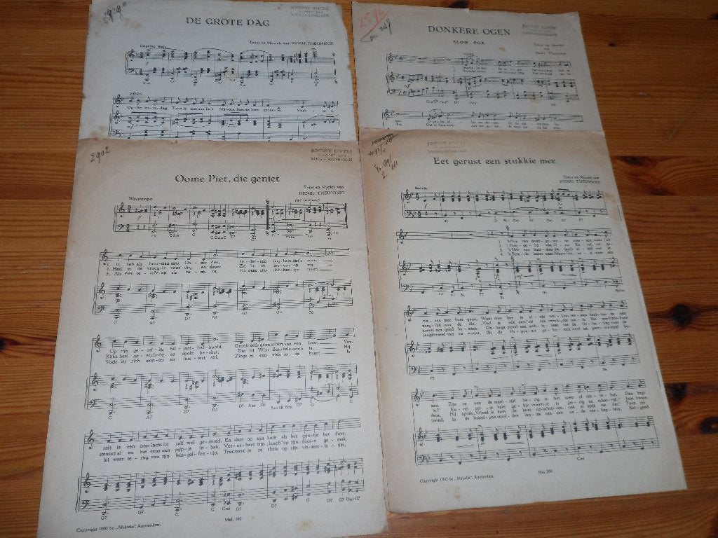 Henri theunisse 6x, Gebruikt, Gitaar, Ophalen of Verzenden, Artiest of Componist