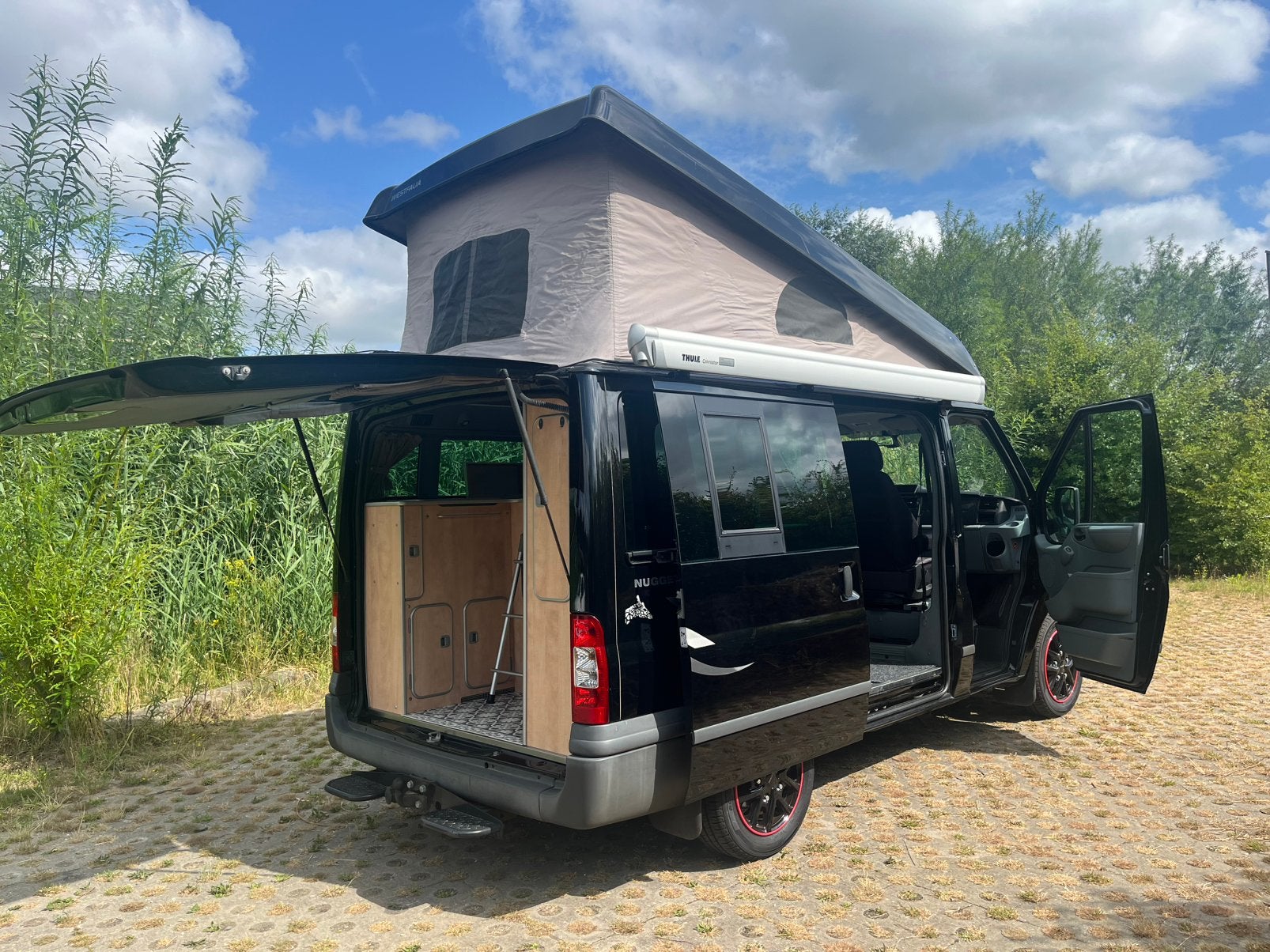 Ford Nugget Westfalia EURO 5, Caravans en Kamperen, Buscamper of Camperbus, Particulier, Ford, Reservewiel