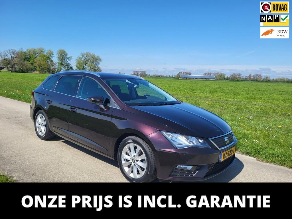Seat Leon ST 1.0 EcoTSI Automaat 2018 navi trekhaak, Auto's, Bluetooth, Gebruikt, Overige kleuren, Leon