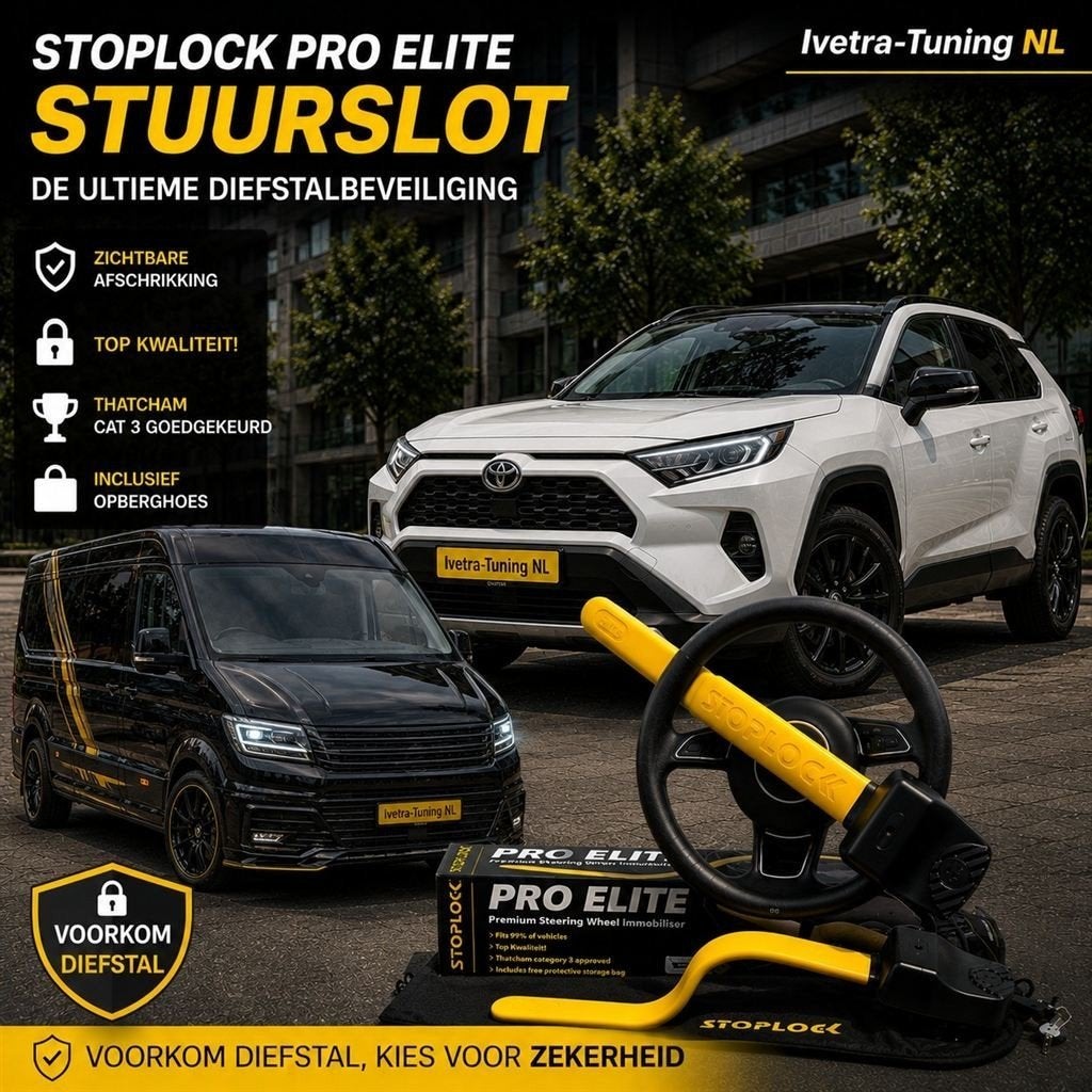 Stoplock Pro Elite | Stuurslot Auto | Stuurslot Bestelwagen, Ophalen of Verzenden, Info@ivetra-tuning.nl | www.ivetra-tuning.nl