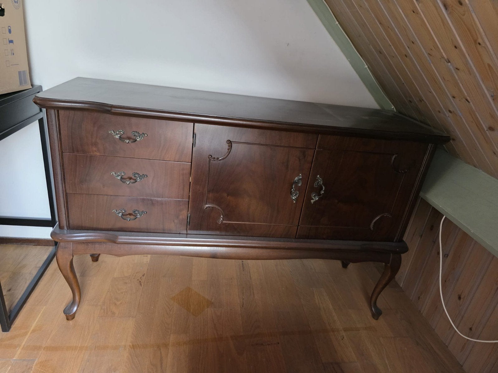Klassiek dressoir met lades en deuren (Queen ann, buikkastje, Huis en Inrichting, Kasten | Dressoirs, Ophalen, Gebruikt, Klassiek